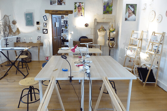 Atelier d'initiation à la broderie perlée à Mirmande (26)