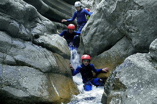 Canyoning dans les Gorges du Loup à Gourdon (06)