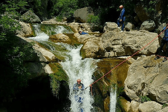 Canyoning dans les Gorges du Loup à Gourdon (06)