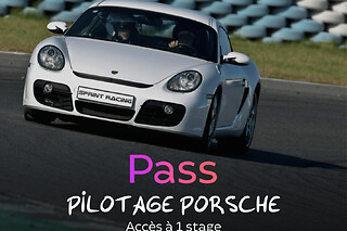 Pass Pilotage Porsche |  +20 circuits en France - Pass 2 tours de circuit / pers
