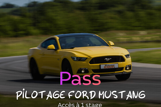 Pass Pilotage Ford Mustang | 28 circuits en France - Pass 4 tours de circuit / pers