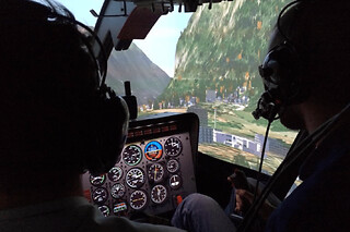 Simulateur de pilotage d'hélicoptère Bell 206 à Metz (57) - Pack Duo