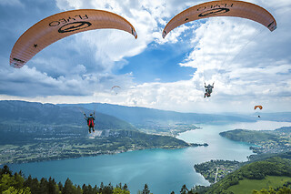 Vol Découverte en parapente au-dessus du lac d'Annecy (74)