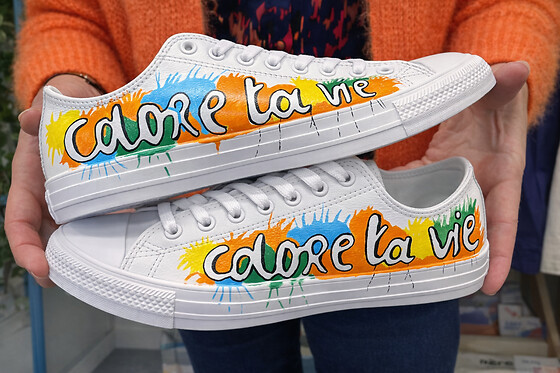 Atelier de customisation d'une paire de sneakers - Penstyle shoes & stuff - Bordeaux (33)