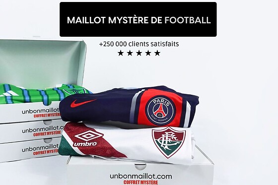 Box Maillot Mystère Football