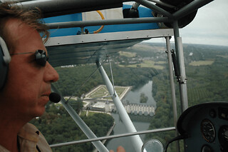 Survol en ULM des Châteaux de la Loire depuis Francueil (37) - Parcours Vert - 45 mn