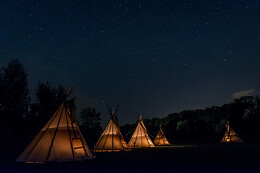 Les tipis du bonheur de vivre
