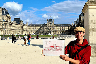 Atelier dessin et balade culturelle de la Concorde au Louvre