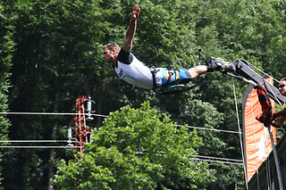 Saut à l'élastique du Pont Napoléon à Luz Saint Sauveur (65)