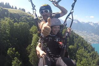 Vol en parapente au lac d'Annecy (74) - Baptême ascendance - Après-midi
