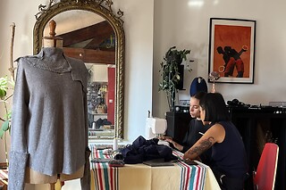 Atelier d'upcycling de vêtements pour deux - SALÉ Collections - Marseille (13)