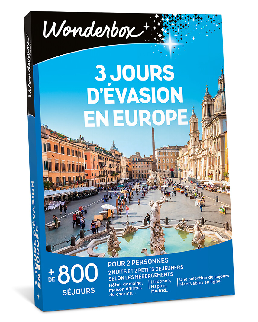 3 jours d'évasion en Europe