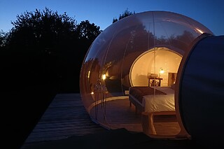 Un séjour en bulle pour 2 au Pré en Bulles à Le Vigeant (86)