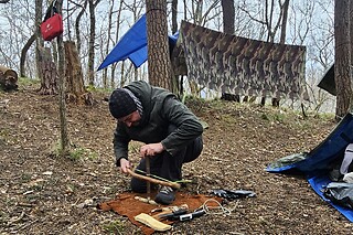 Un stage de survie - Bougnat Bushcraft - Murol (63)