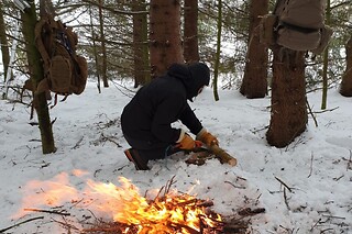 Un stage de survie - Bougnat Bushcraft - Murol (63)