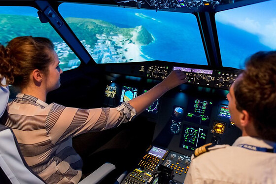 Simulateur de pilotage d'avion de ligne A320 à Aix-en-Provence - Découverte