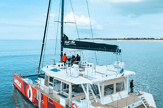 Saintes Maries en catamaran depuis La Grande-Motte (34)