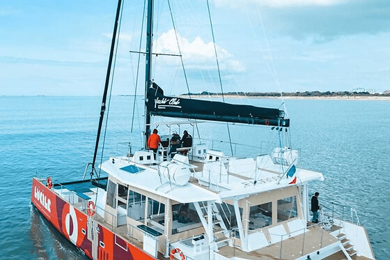 Saintes Maries en catamaran depuis La Grande-Motte (34)