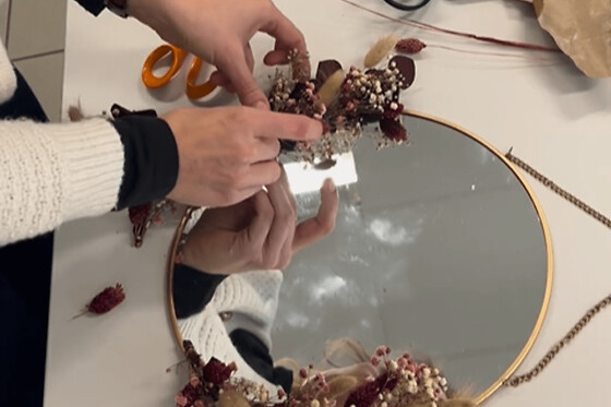 Atelier miroir fleuri à Toulouse (31)