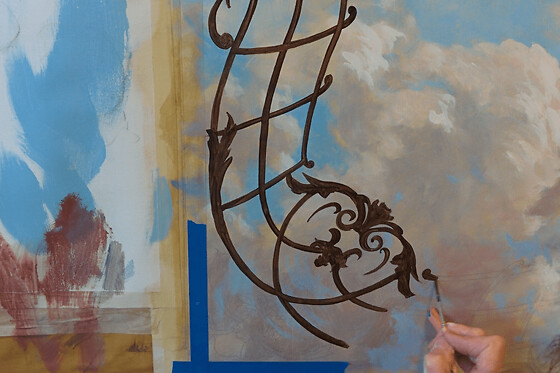 Cours d'initiation à la peinture trompe l'oeil à Saint-Maur (94)
