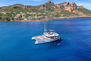 Journée catamaran vers les îles de Lérins depuis Saint-Raphaël