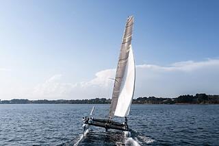Croisière coucher de soleil Catamaran depuis Larmor-Baden (56)
