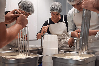 Atelier fabrication de tomme de fromage à Paris 18ème