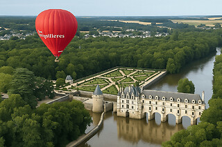 Vol privé en Montgolfière au-dessus du Château de Chenonceau  - Vol VIP semaine - 2 personnes