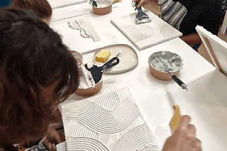 Atelier création d'un tableau texturé près de Toulouse (31)