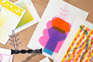 Atelier risographie & composition de cartes postales à Marseille