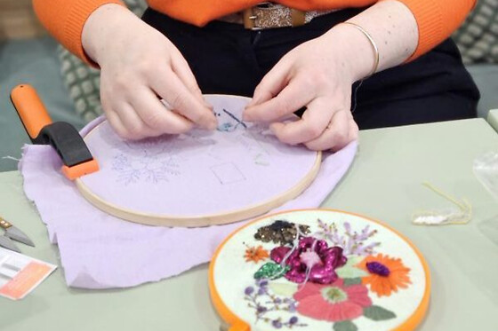 Atelier initiation à la broderie à Romainville (93)
