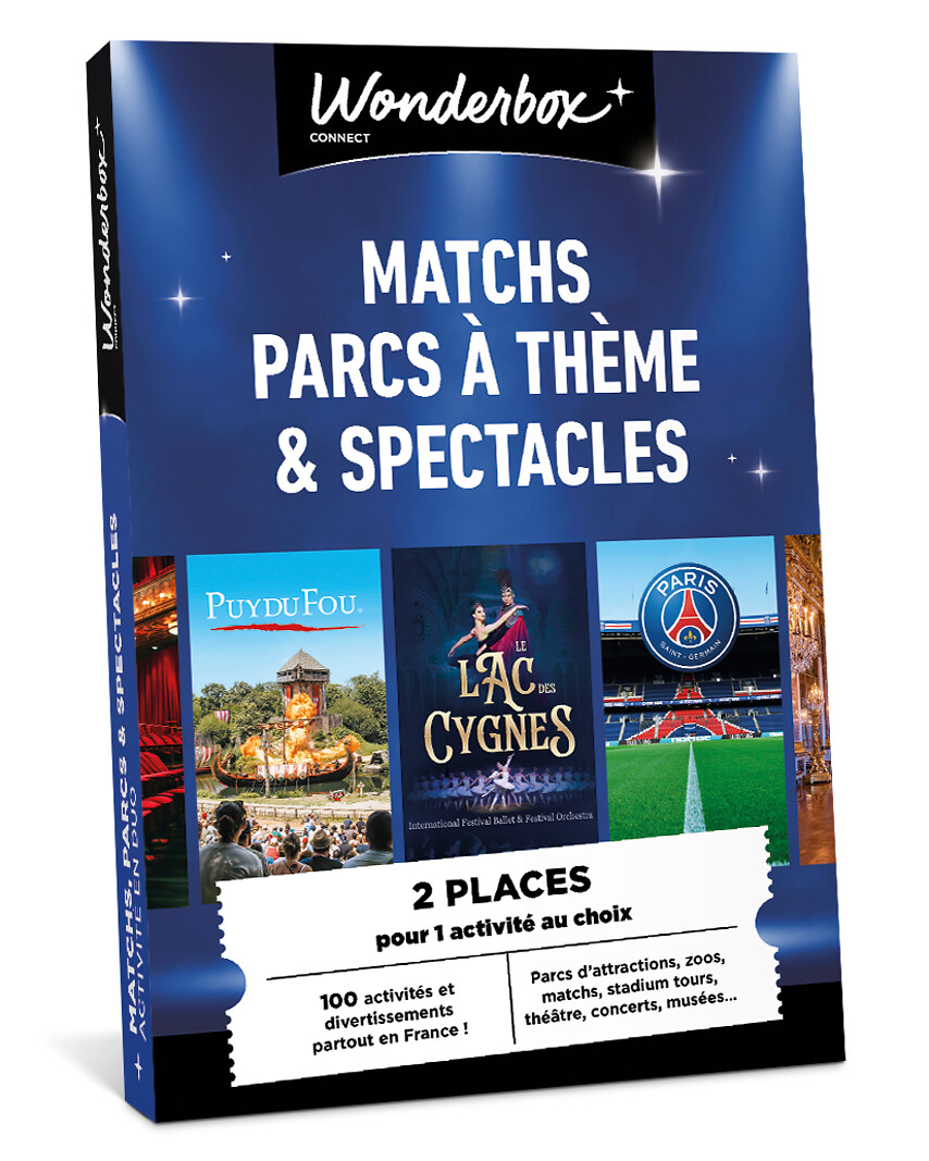 Matchs, Parcs à Thème & Spectacles en duo
