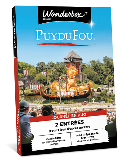 4 Billets Parc Du Puy Du Fou – 1 Jour Non Daté – Validité Jusqu'au 02 Novembre 2025